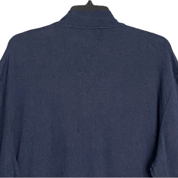 Polo Ralph Lauren Men's XXL Full-Zip Luxury Jersey Baseball Jacket Blue NEW - Picture 6 of 12